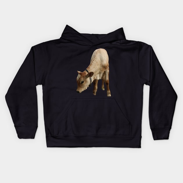 Funny beef calf cattle Kids Hoodie by kall3bu